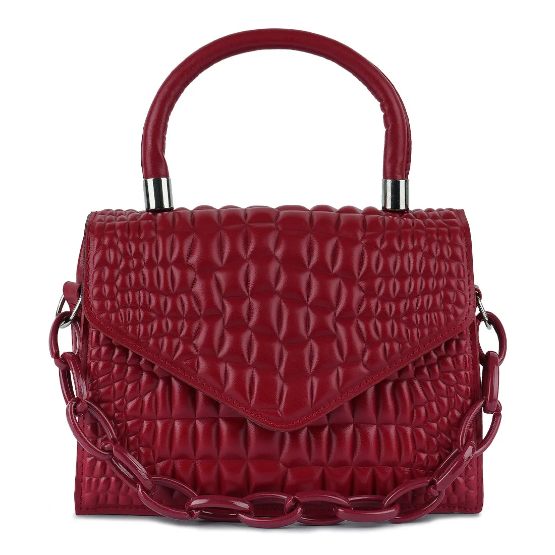 Quilted Envelop Sling Bag