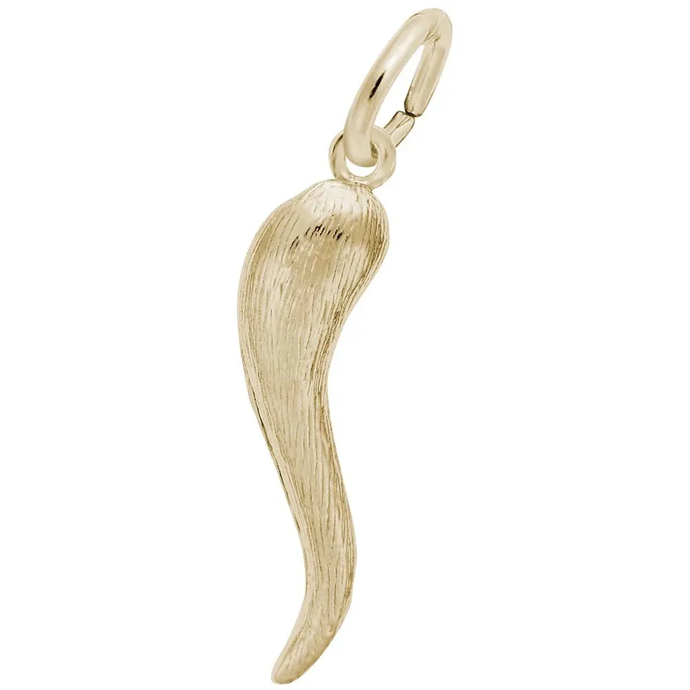 Rembrandt Charms - Textured Italian Horn Charm - 3726