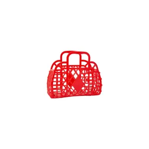 Retro Basket Jelly Bag - Mini Red