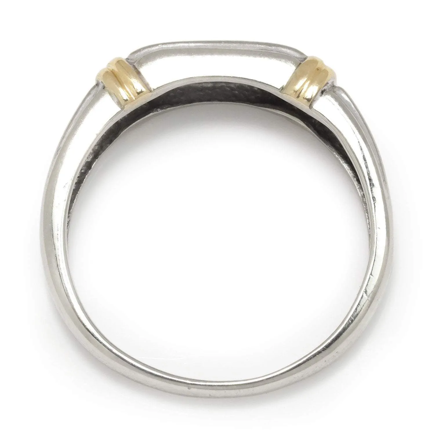 Round Diamond Men's Wedding Band 14K Two-Tone Gold 0.20ctw