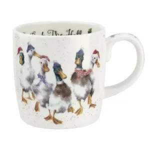 Royal Worcester Wrendale Duck The Halls Mug