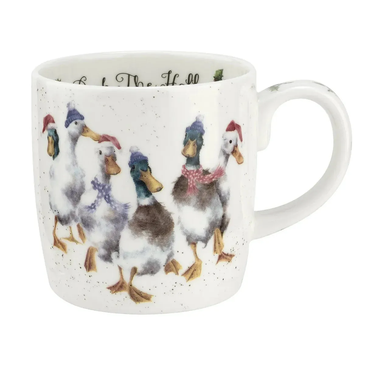 Royal Worcester Wrendale Duck The Halls Mug