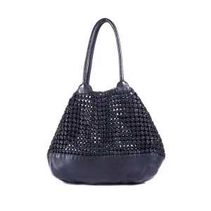 Rugged Hide Hermitage Large Weave Tote