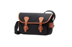 S3 Camera Bag - Black Canvas / Tan Leather
