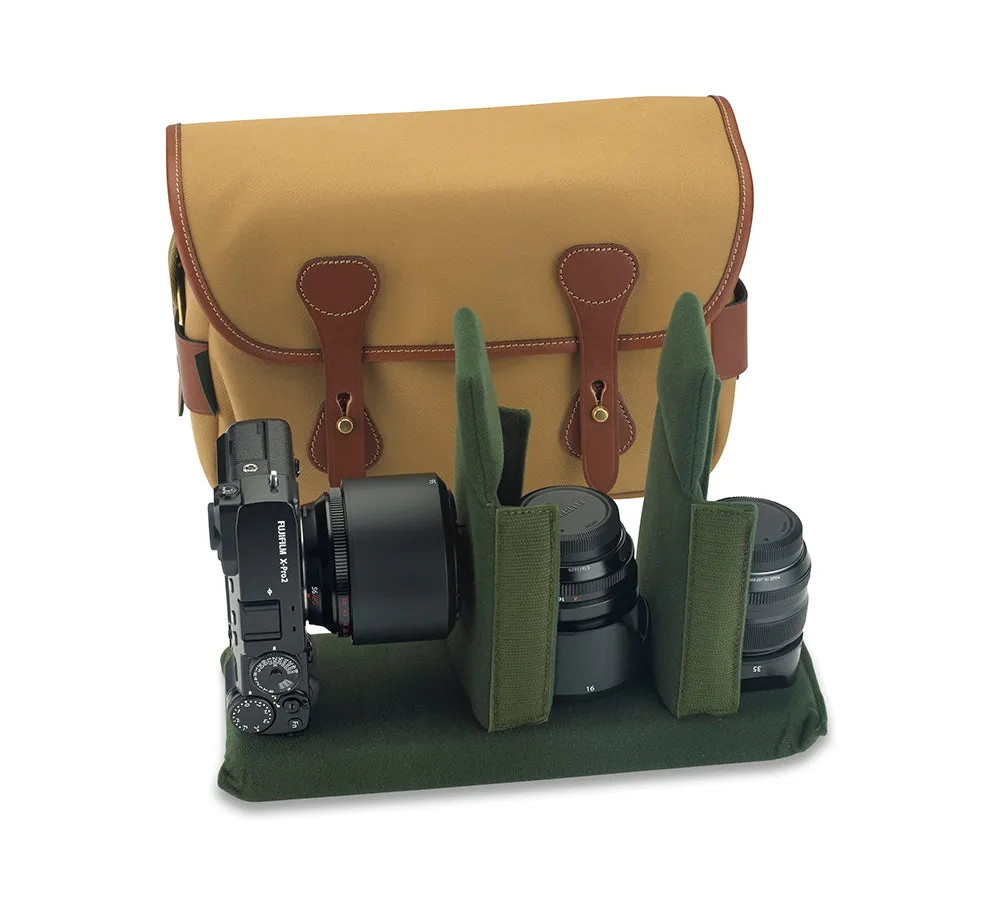 S3 Camera Bag - Black Canvas / Tan Leather