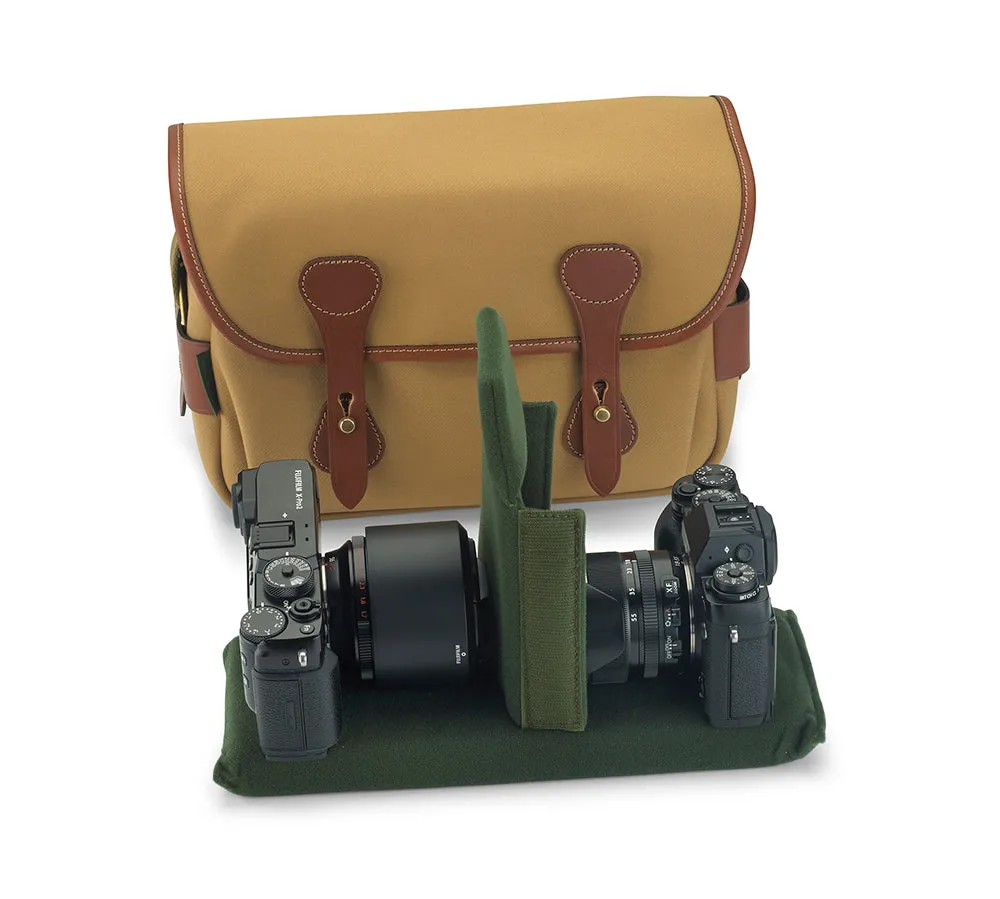 S3 Camera Bag - Black Canvas / Tan Leather