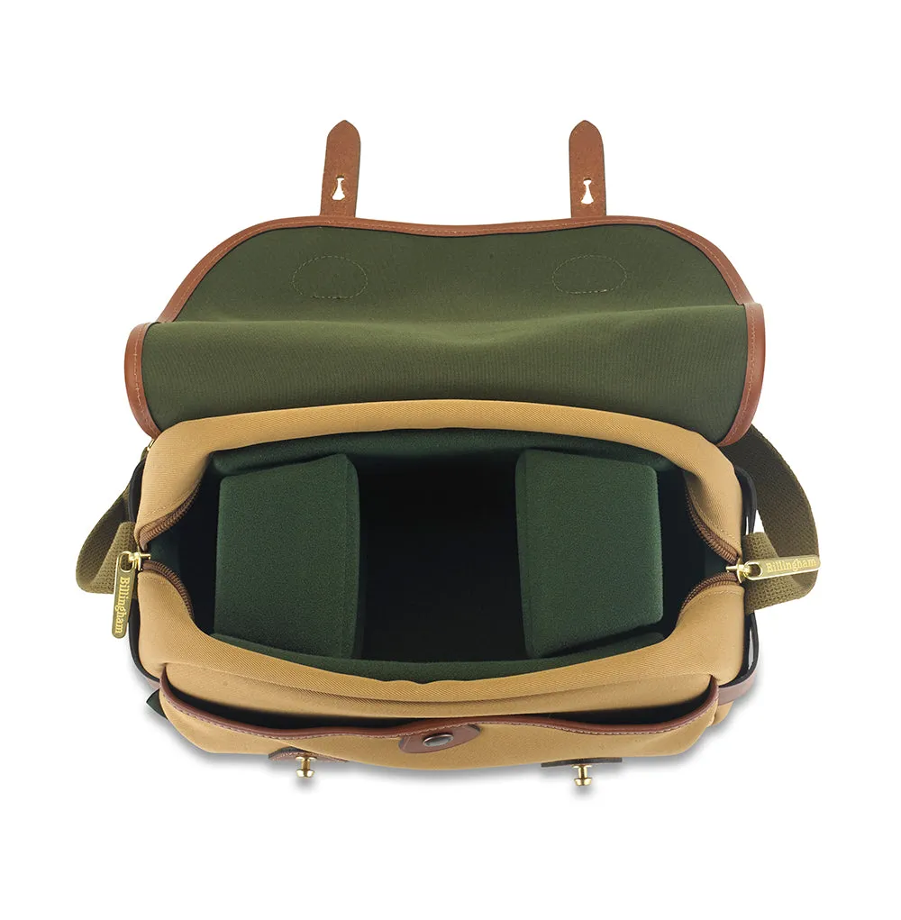 S3 Camera Bag - Black Canvas / Tan Leather
