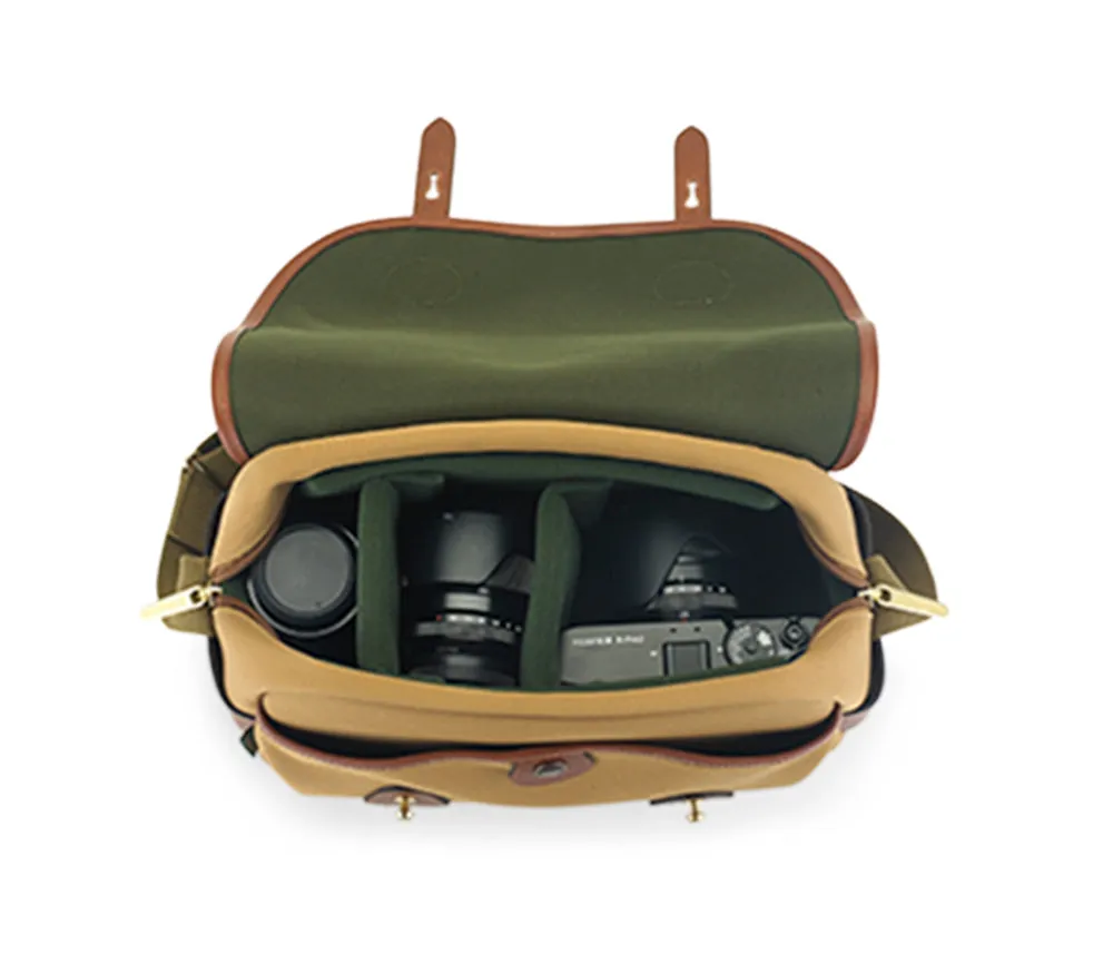 S3 Camera Bag - Black Canvas / Tan Leather