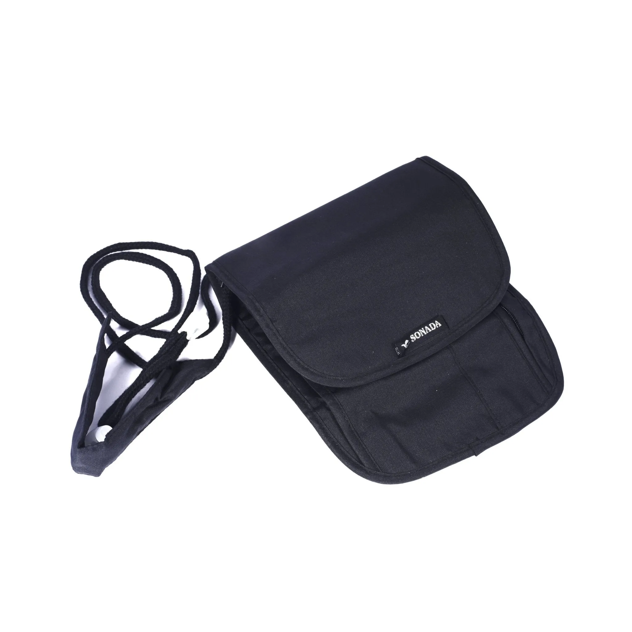 Security Neck Pouch Black