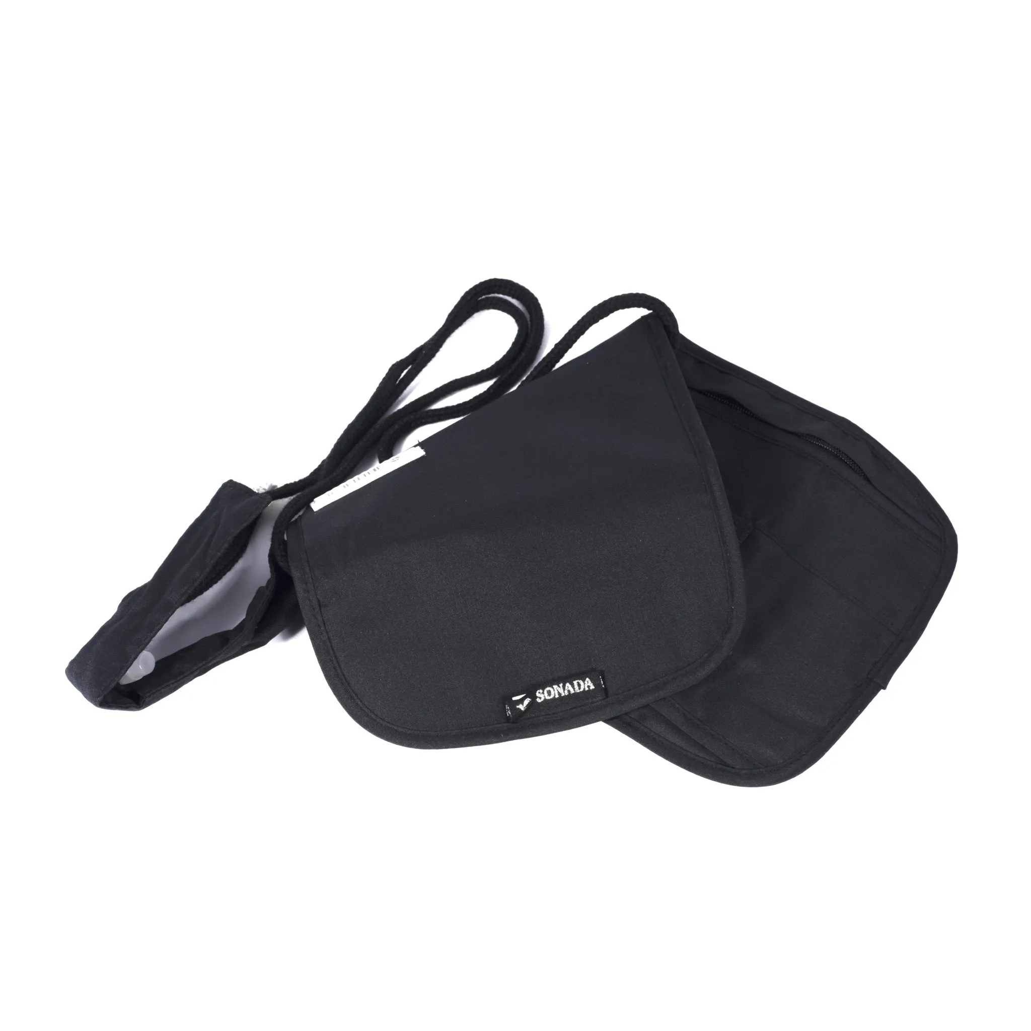 Security Neck Pouch Black