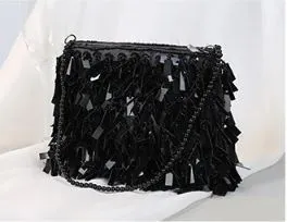 Sequin Tassel Purse  Bag