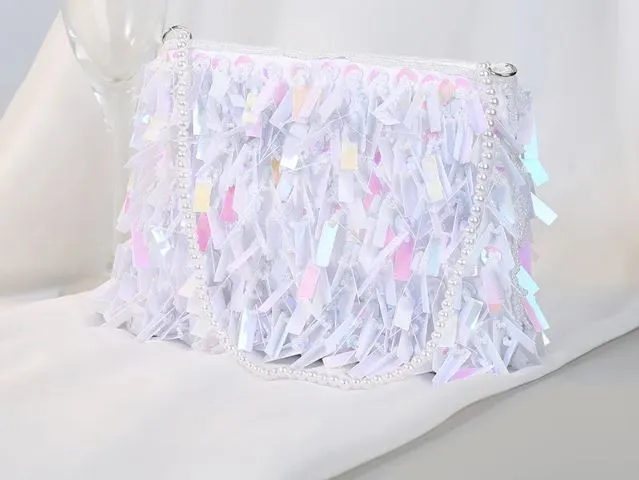 Sequin Tassel Purse  Bag