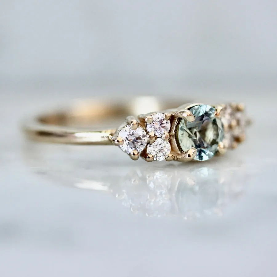 Shore Thing Mint Round Cut Sapphire Ring