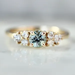 Shore Thing Mint Round Cut Sapphire Ring