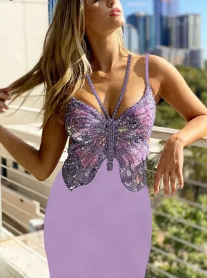 Short Charming Butterfly Dress
