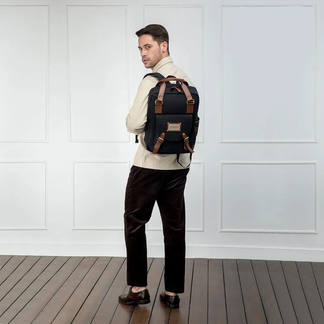 SKY BLACK Laptop Backpack