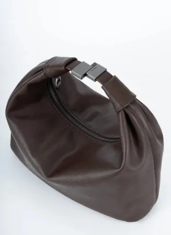 Slouchy Leather Cloud Hobo Bag