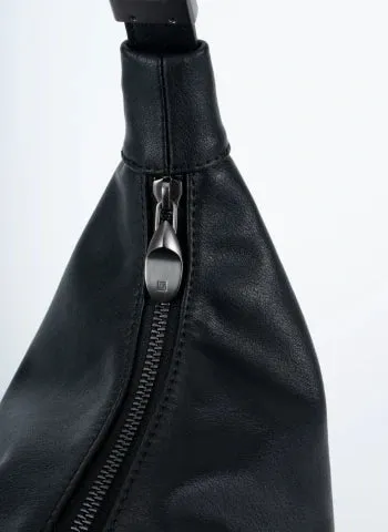 Slouchy Leather Cloud Hobo Bag