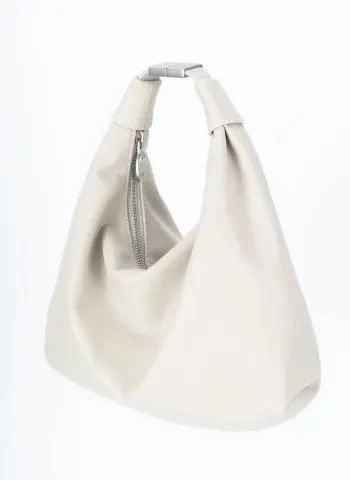 Slouchy Leather Cloud Hobo Bag