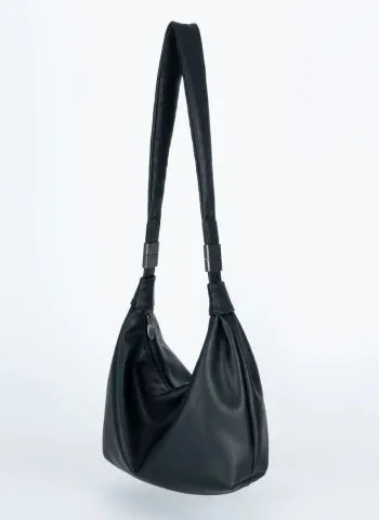 Slouchy Leather Cloud Hobo Bag