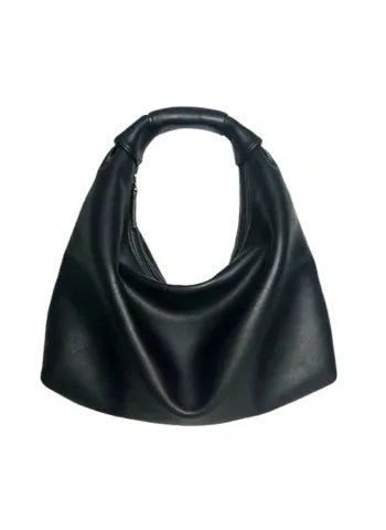 Slouchy Leather Cloud Hobo Bag