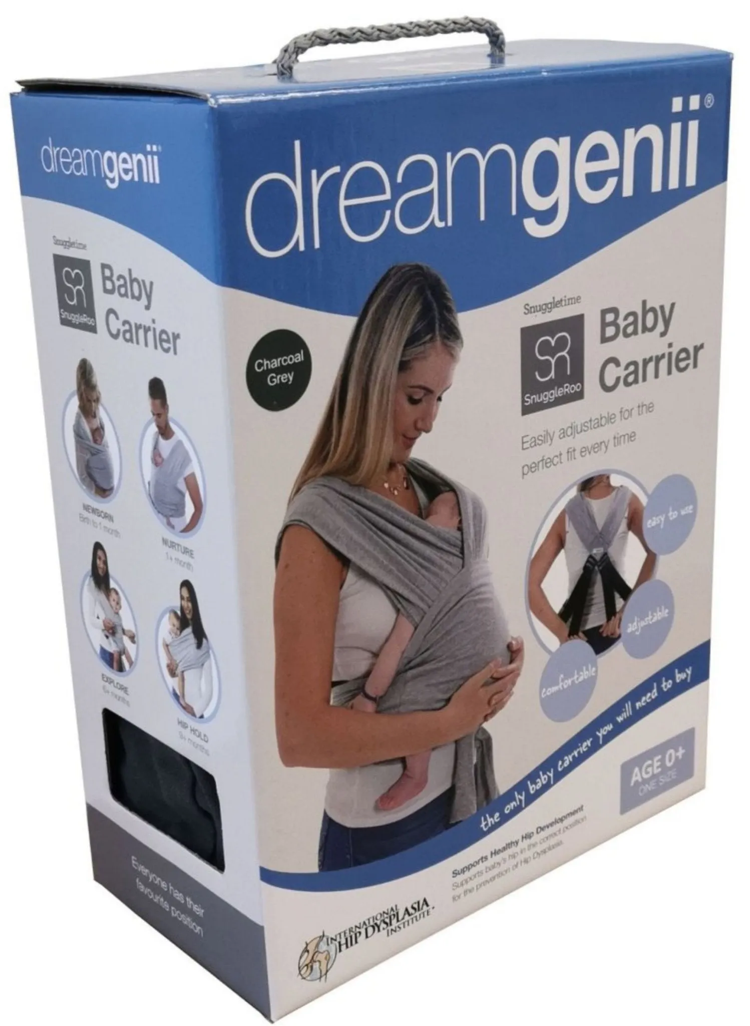 SnuggleRoo Baby Carrier - Charcoal