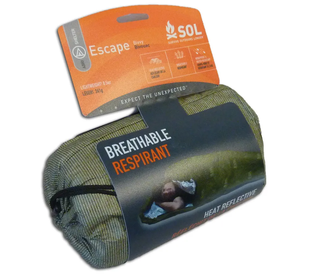 SOL Escape Bivvy, Olive Drab - Adventure Medical Kits