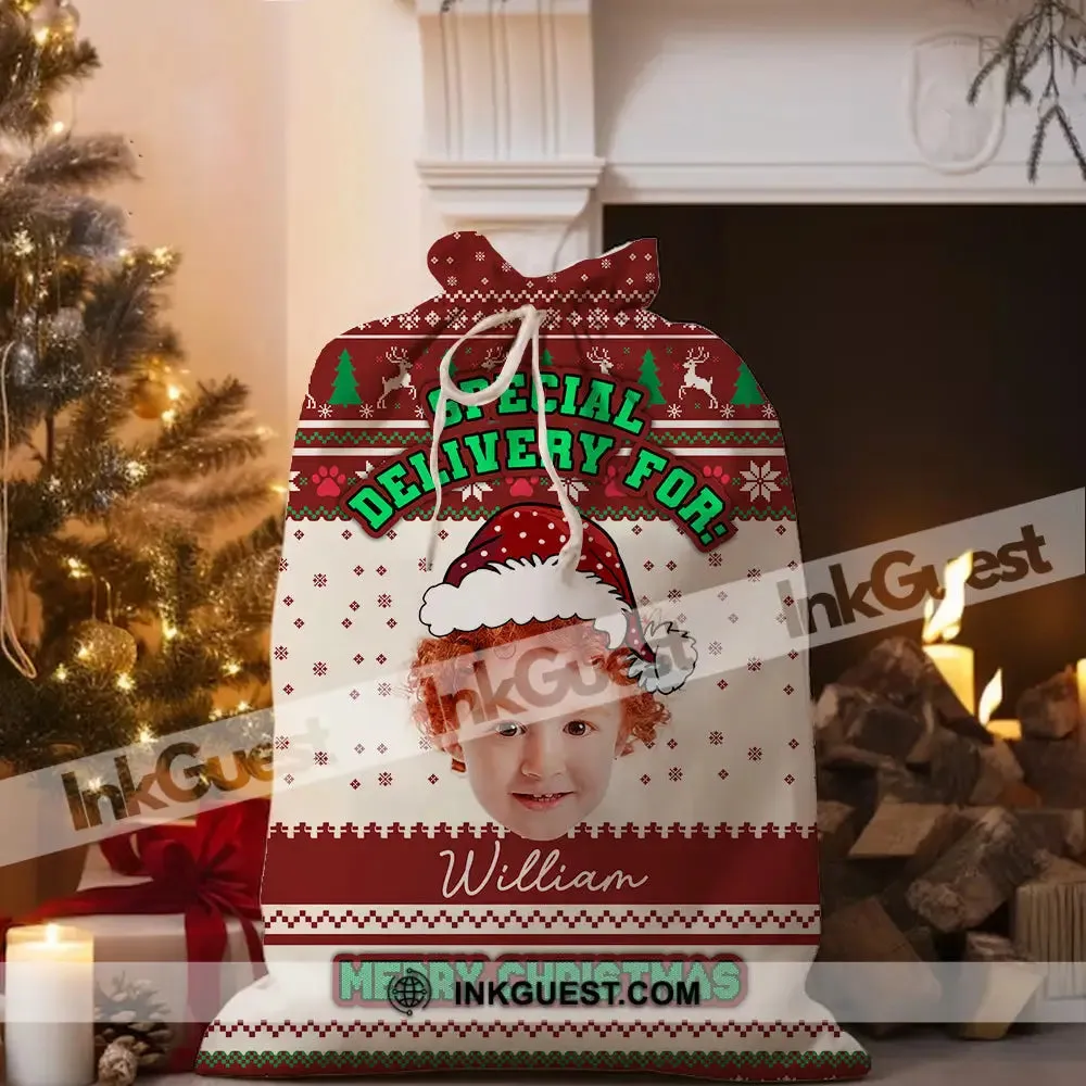 Special Delivery For Personalized Christmas String Bag