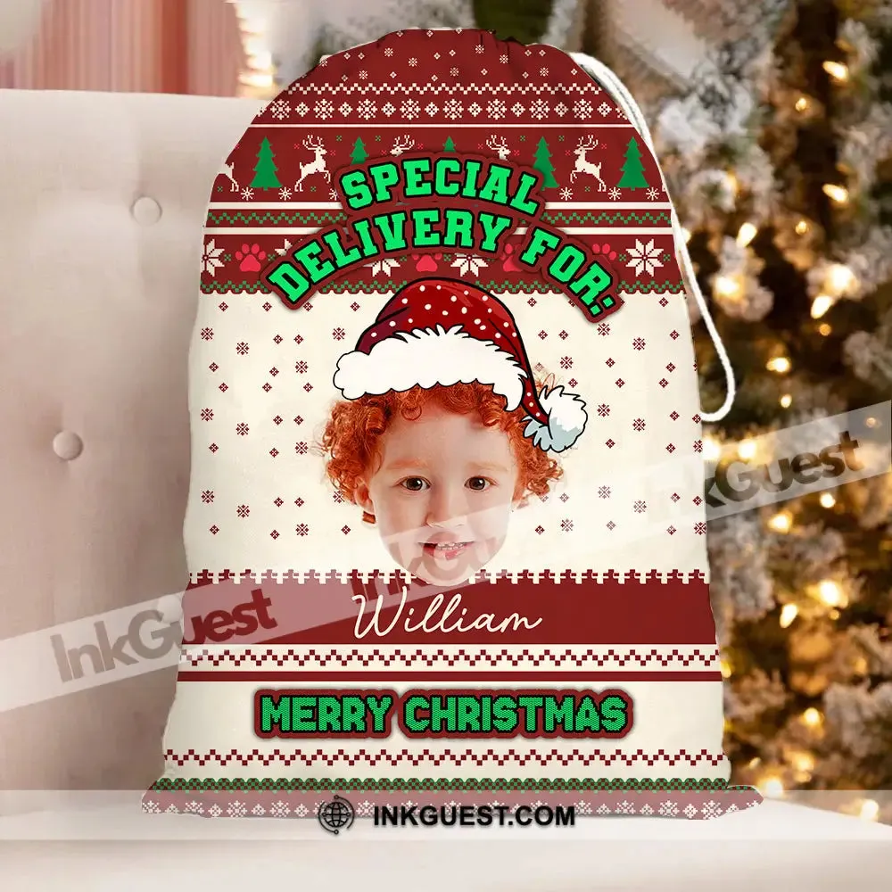 Special Delivery For Personalized Christmas String Bag