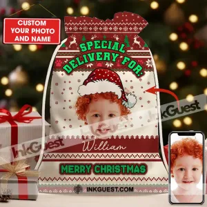 Special Delivery For Personalized Christmas String Bag