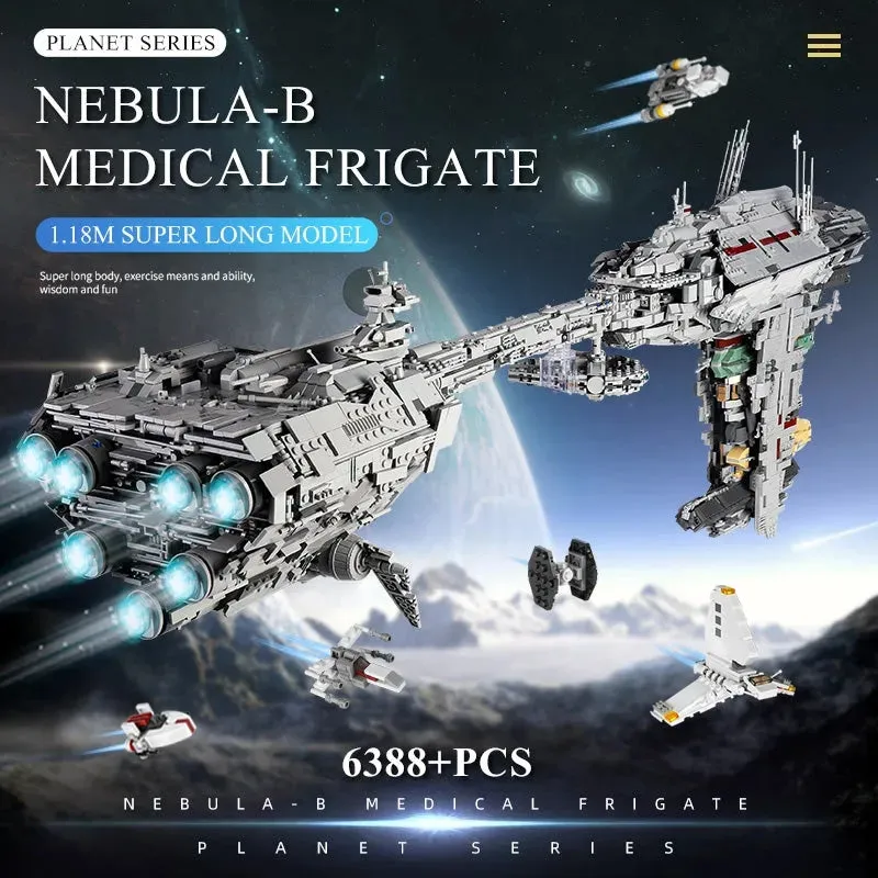 Star Wars MOC 21001 UCS Nebulon B Medical Frigate Bricks Toy