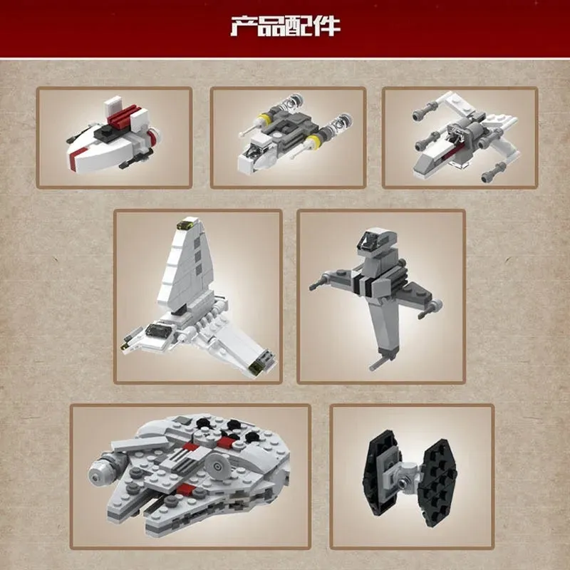 Star Wars MOC 21001 UCS Nebulon B Medical Frigate Bricks Toy