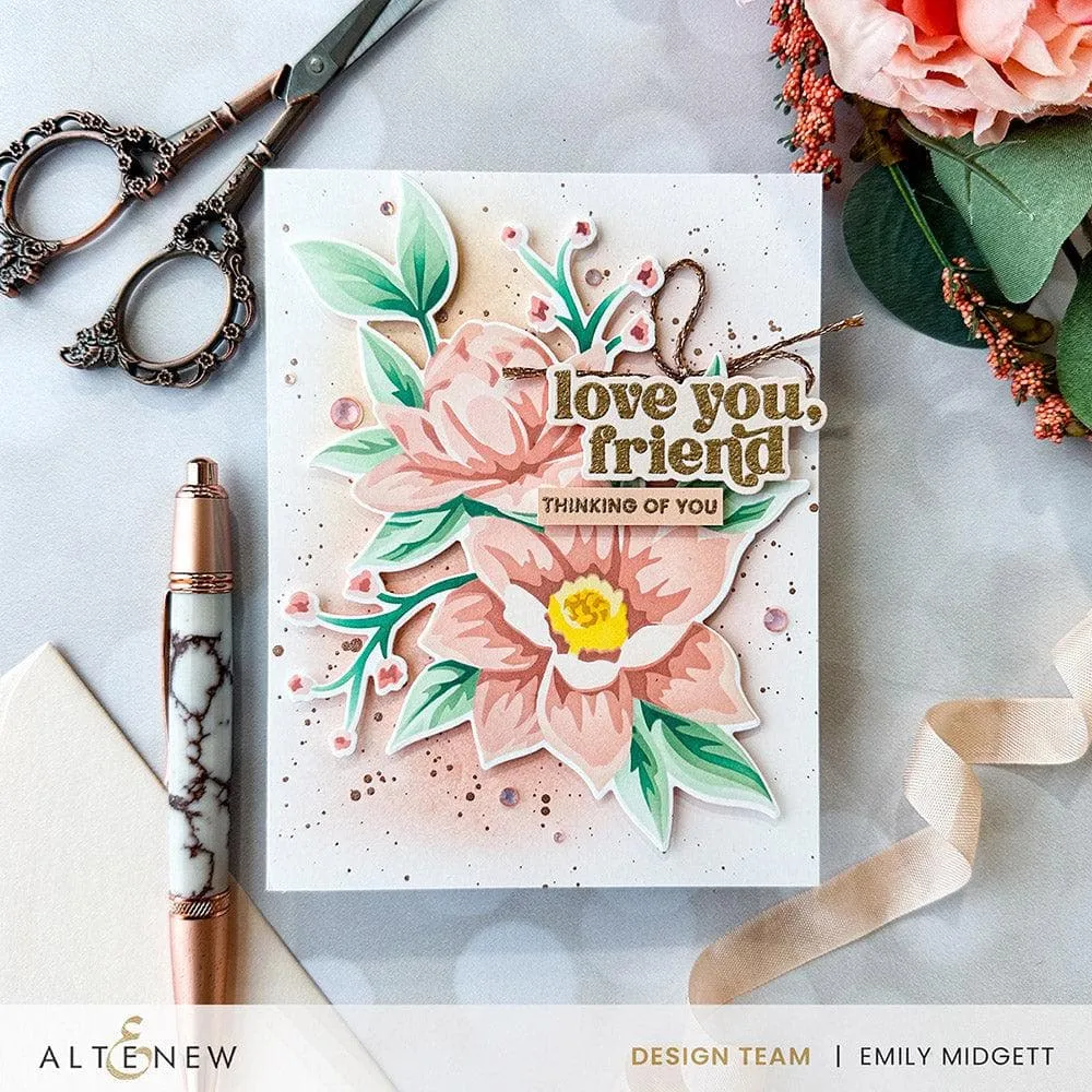 Stencil Art: Charming Delight & Add-on Die Bundle