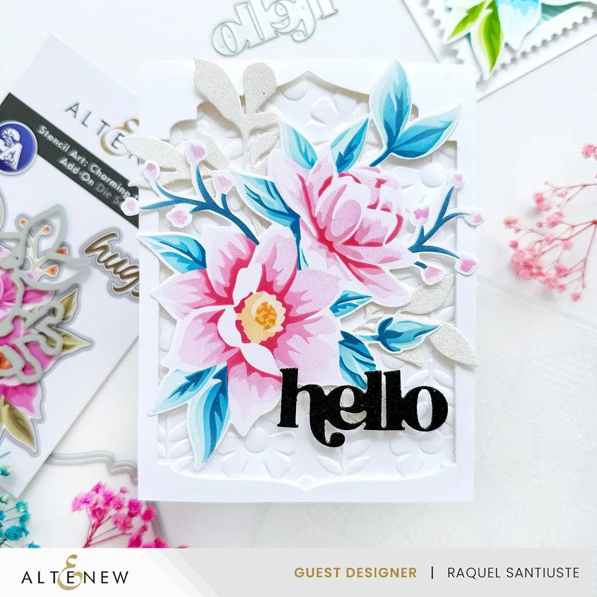 Stencil Art: Charming Delight & Add-on Die Bundle