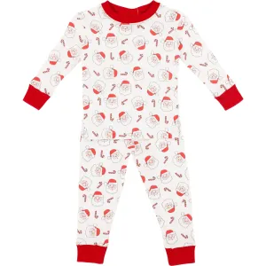 Sweet Santa Print PJ Set