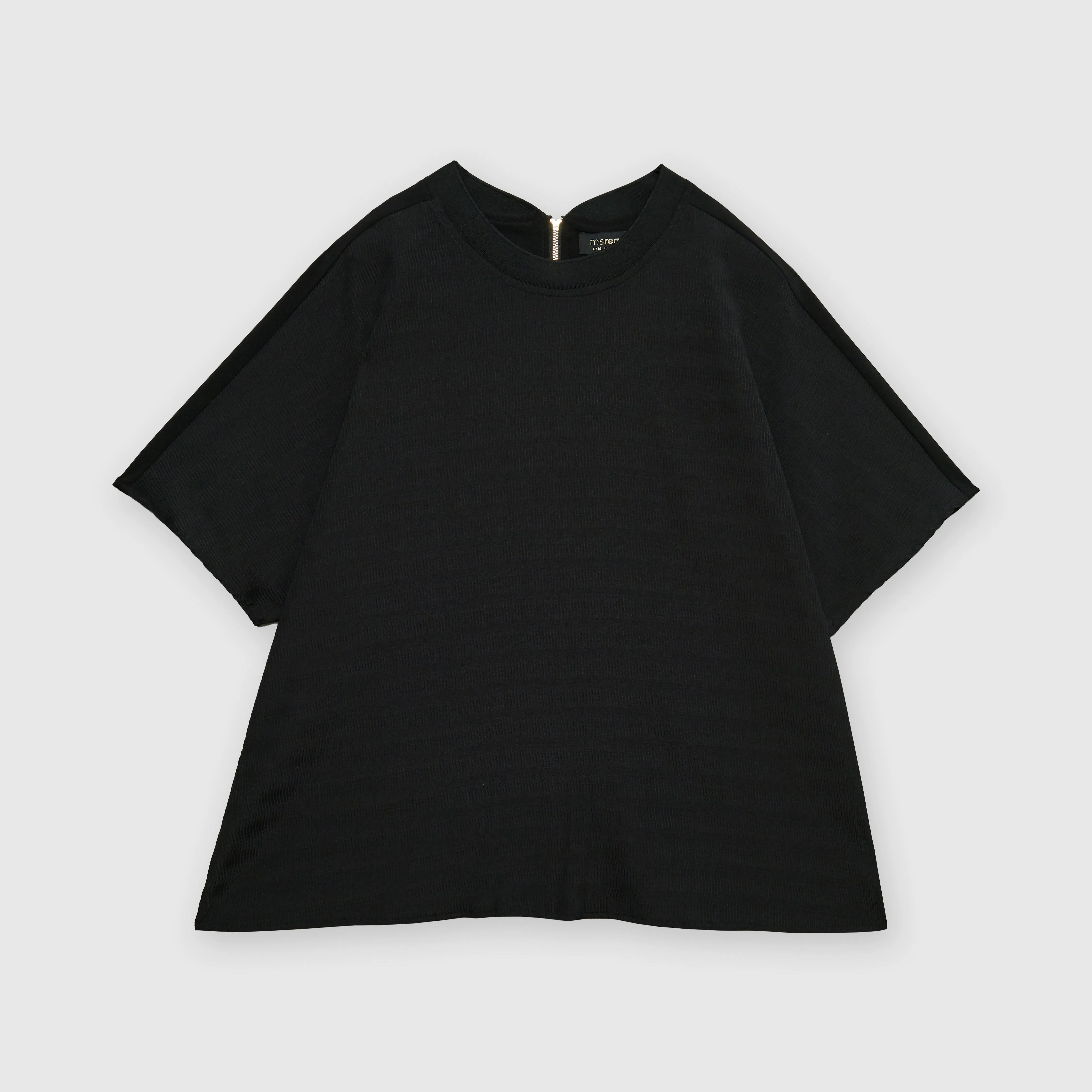 Textured Batwing Top