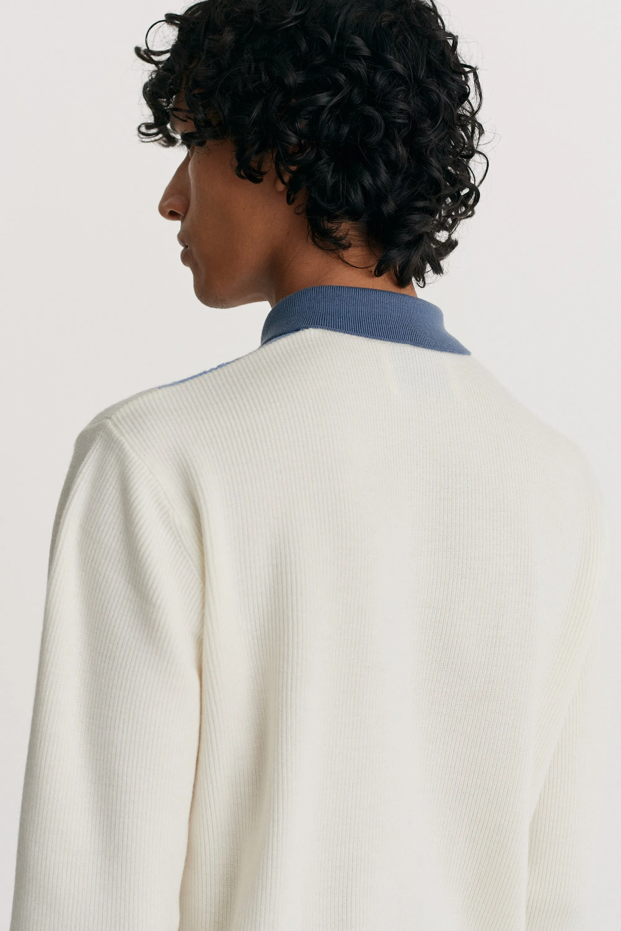 Textured Panel Cardigan