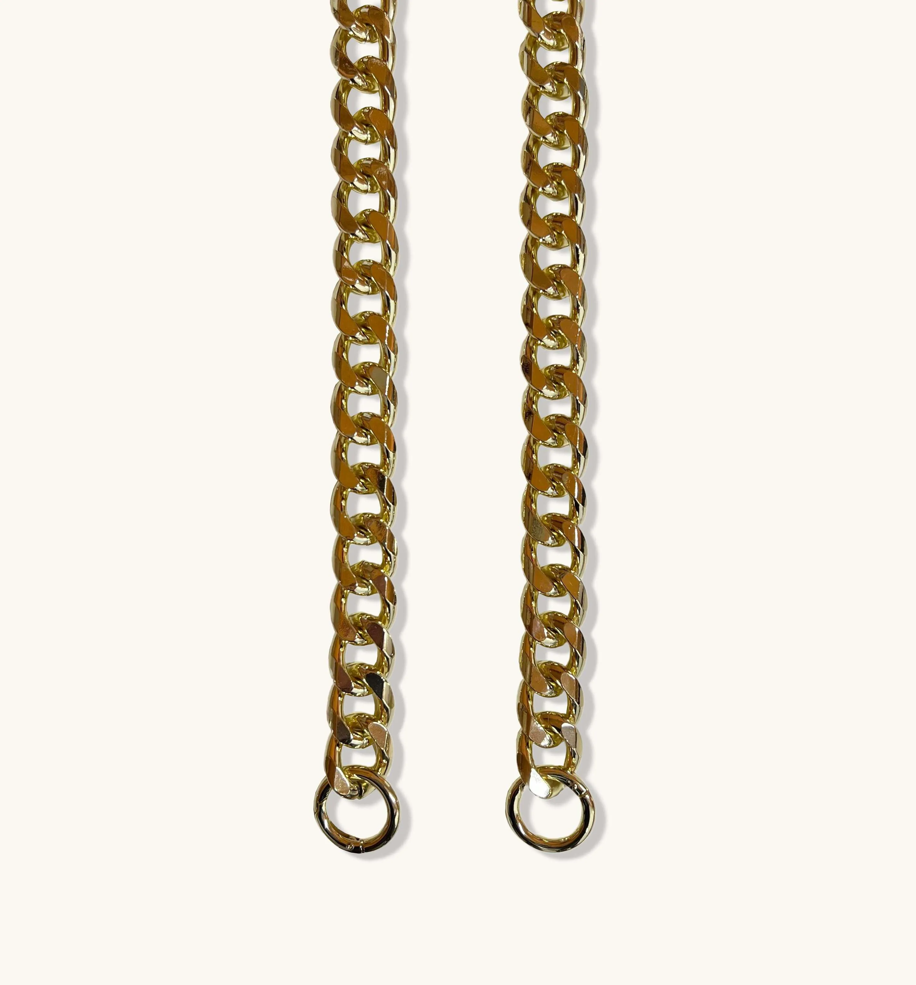 The Tassel Denim Blue Leather Crossbody Bag With Gold Chain Strap