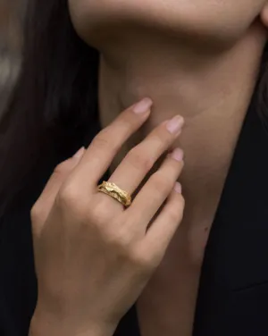Thin Textured Ring
