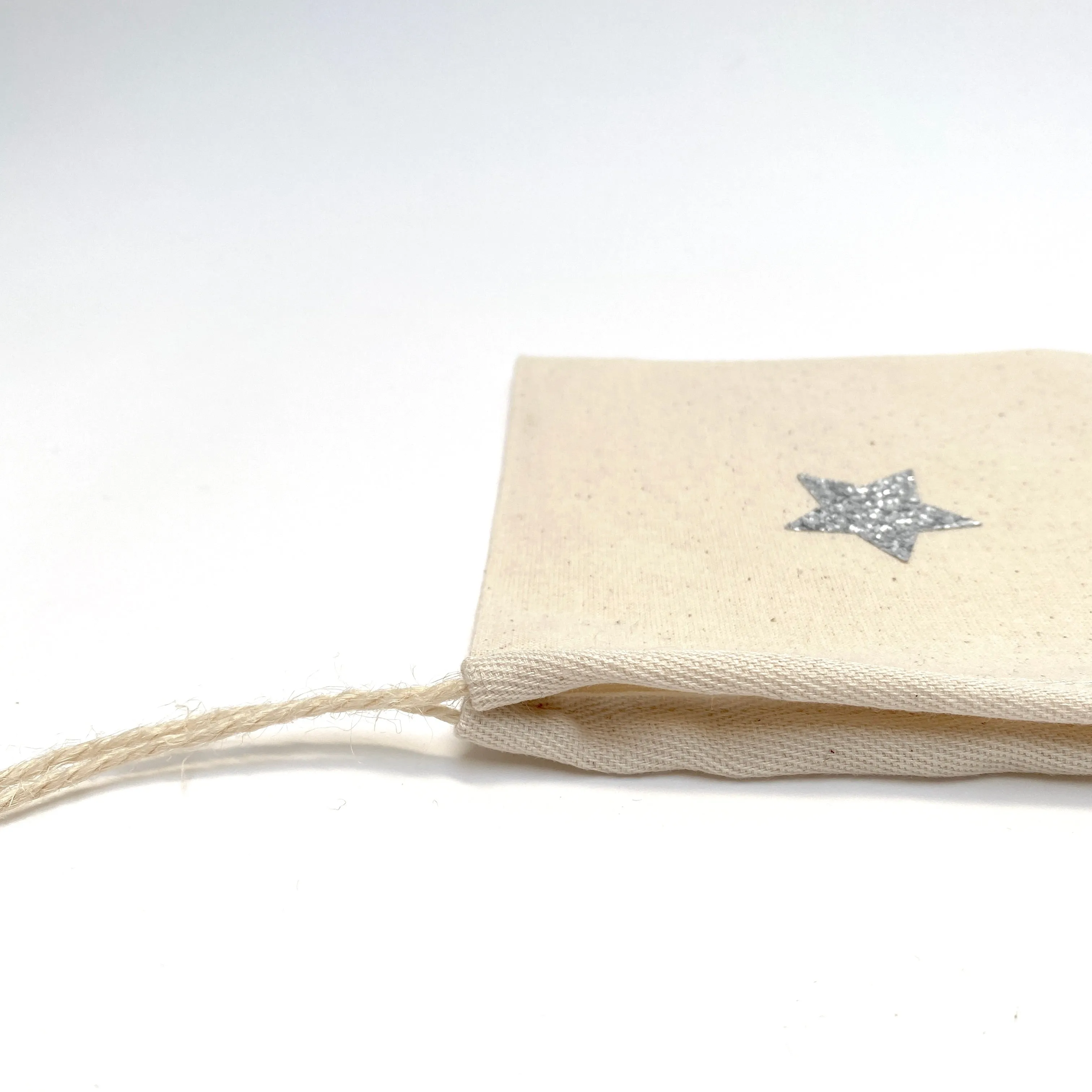 three cotton bags (star)