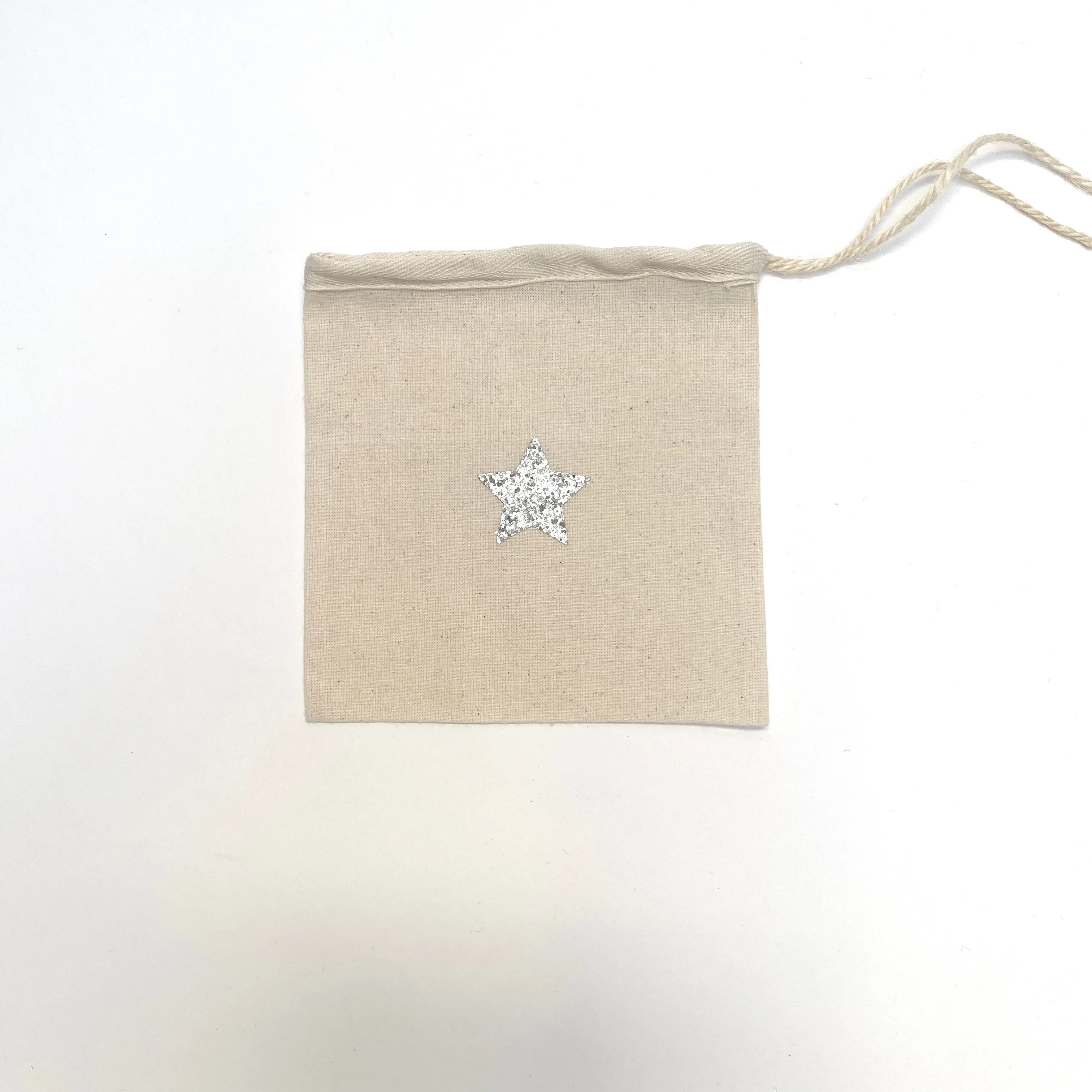 three cotton bags (star)
