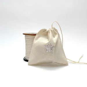 three cotton bags (star)