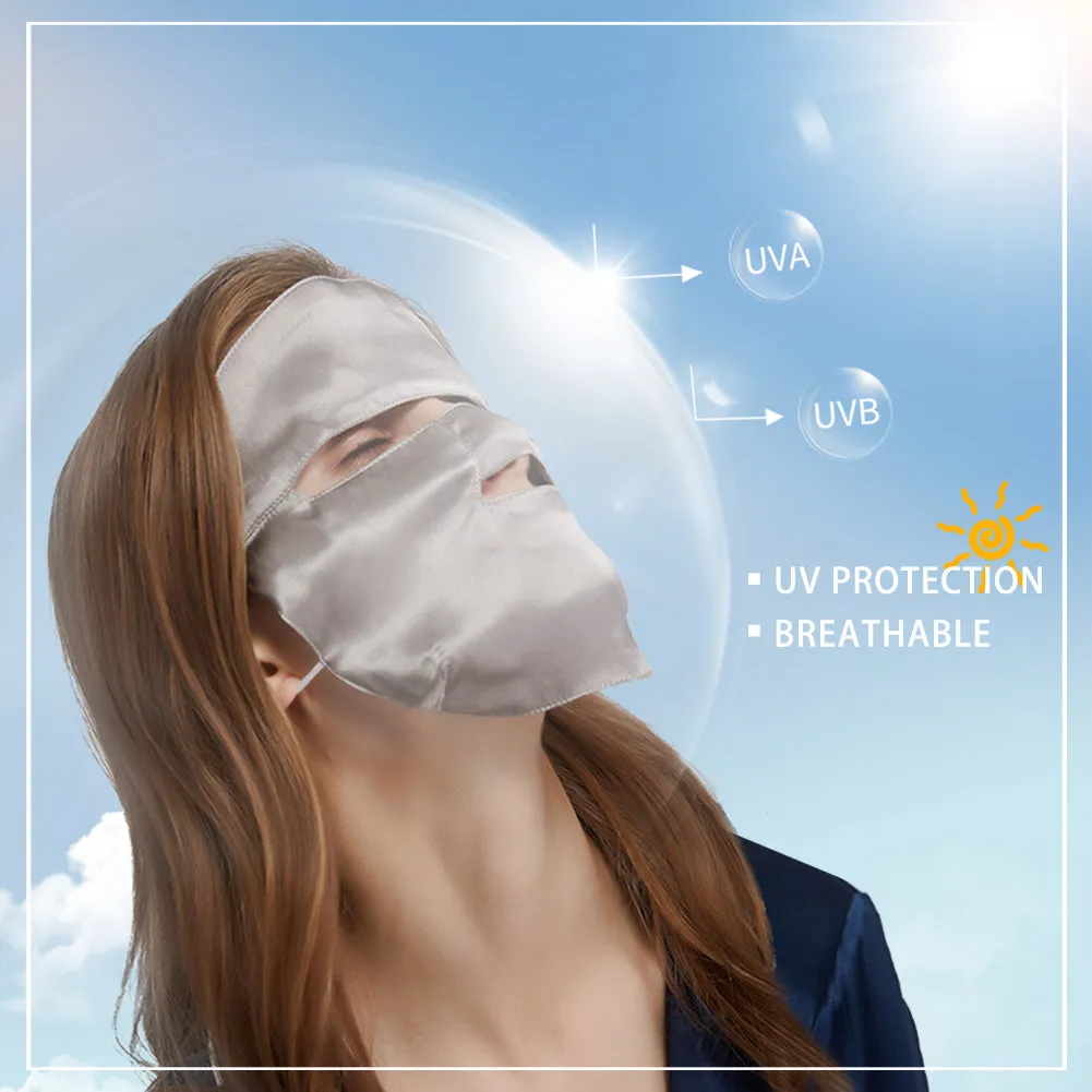 THXSILK Hyaluronic Acid Double Hydration 22 Momme Silk Face Beauty Mask