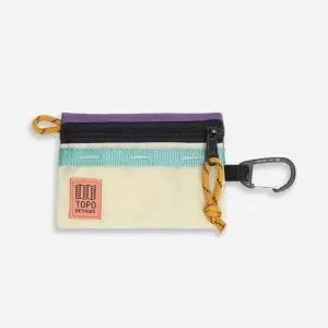 TOPO DESIGNS - ACCESSORY BAG MOUNTAIN  - LOGANBERRY/BONE
