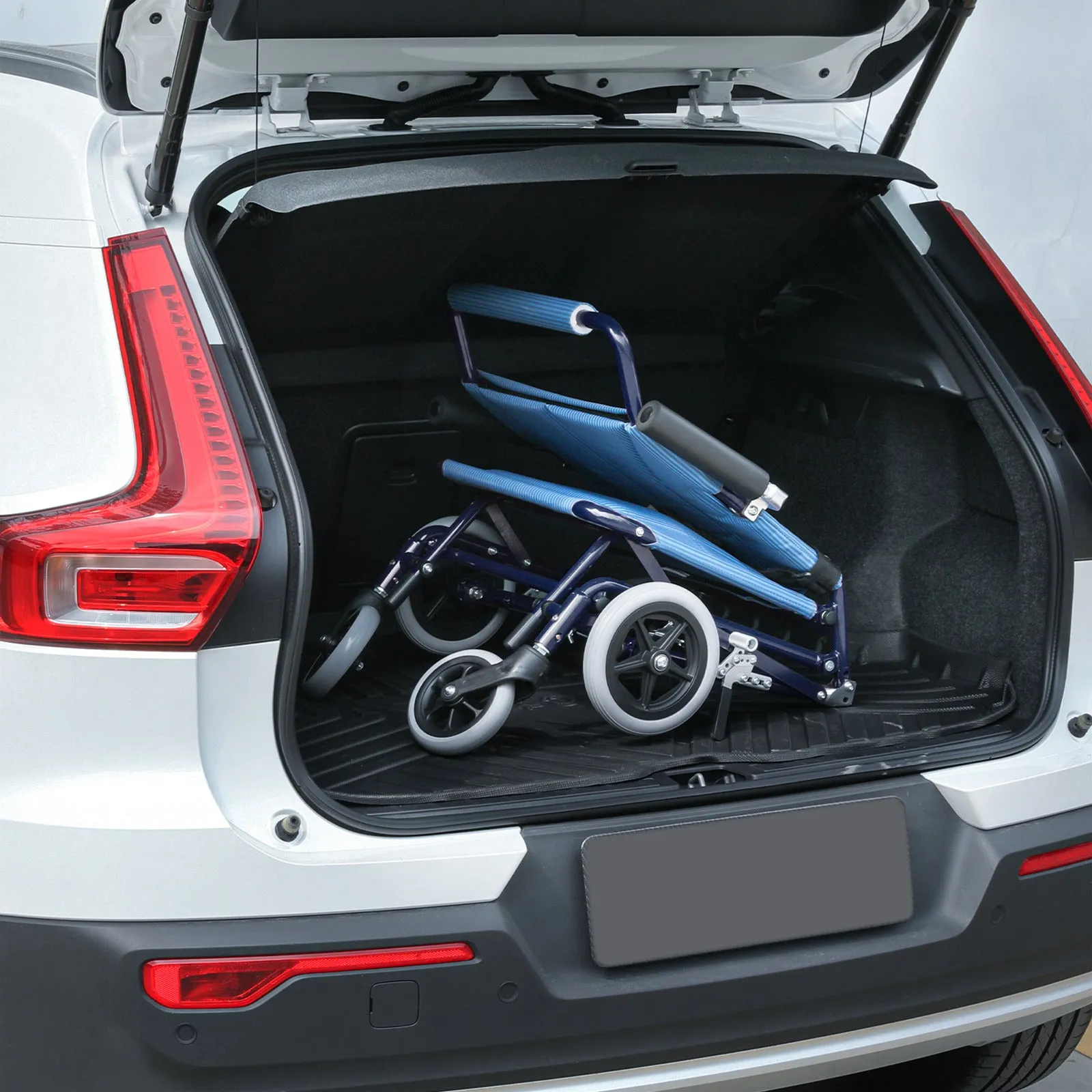 Transport Wheelchair - Blue - Can Be Carry-on Plane