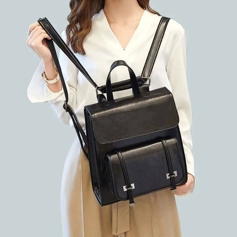 Tucson Full Grain Leather Women's Backpack