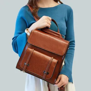 Tucson Full Grain Leather Women's Backpack