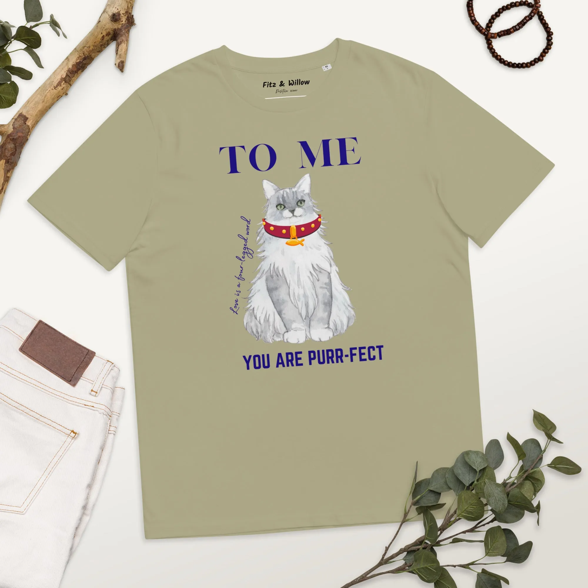 Unisex organic cotton t-shirt Maine Coon Love
