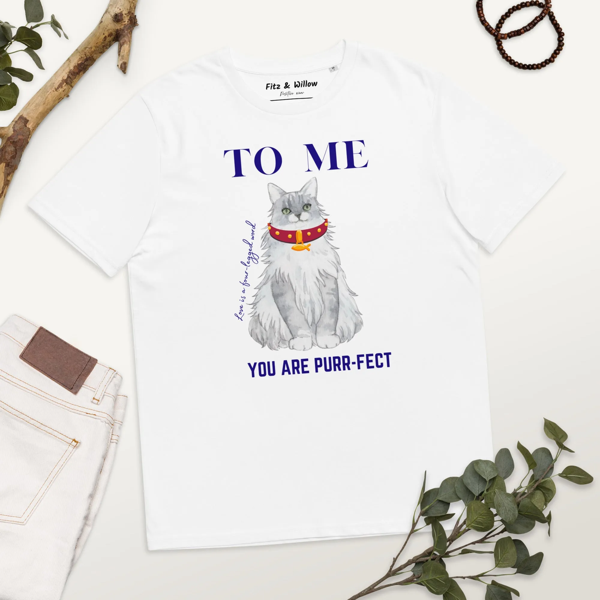 Unisex organic cotton t-shirt Maine Coon Love