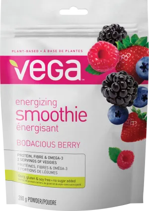 Vega Energizing Smoothie Bodacious Berry 280g